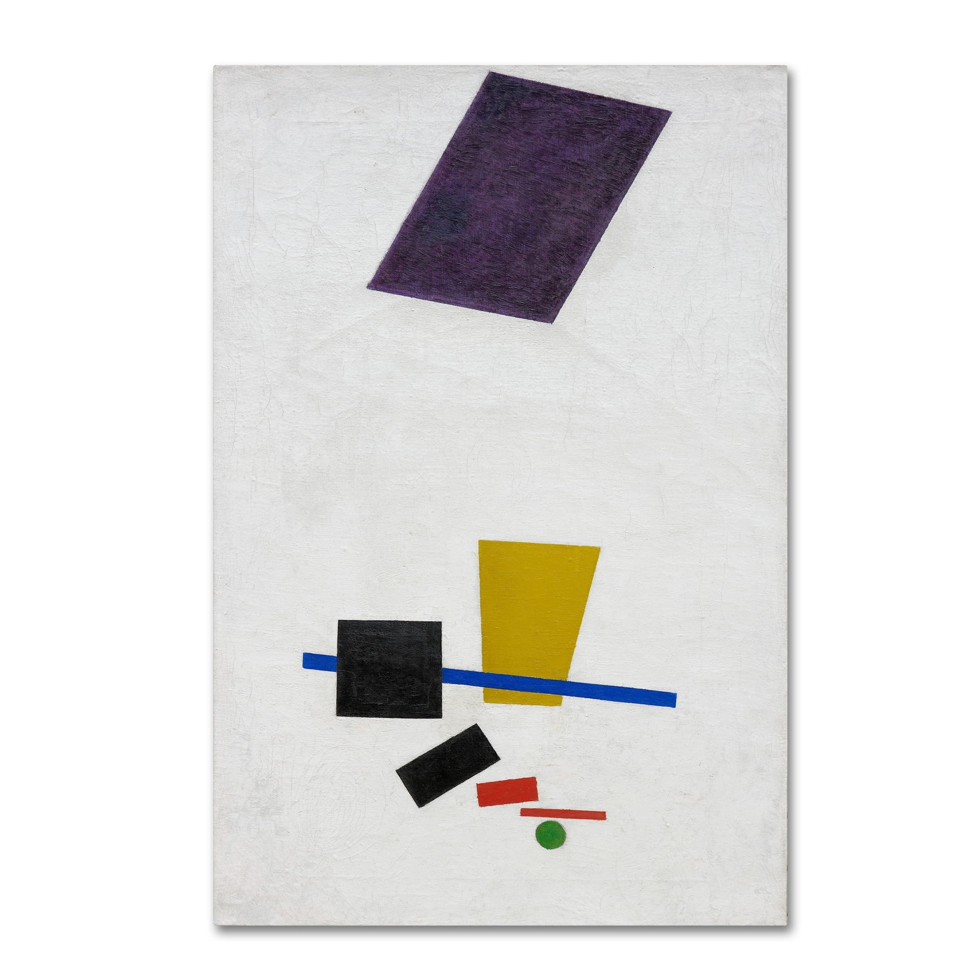 Kazimir Malevich 'Color Masses In The 4Th Dimension' Canvas Art
