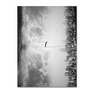 Ivan Marlianto 'Crossing' Canvas Art