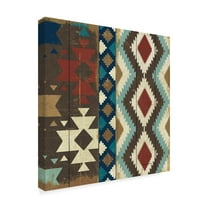 Michael Mullan 'Native Tapestry Crop' Canvas Art