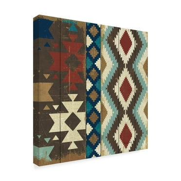 Michael Mullan 'Native Tapestry Crop' Canvas Art