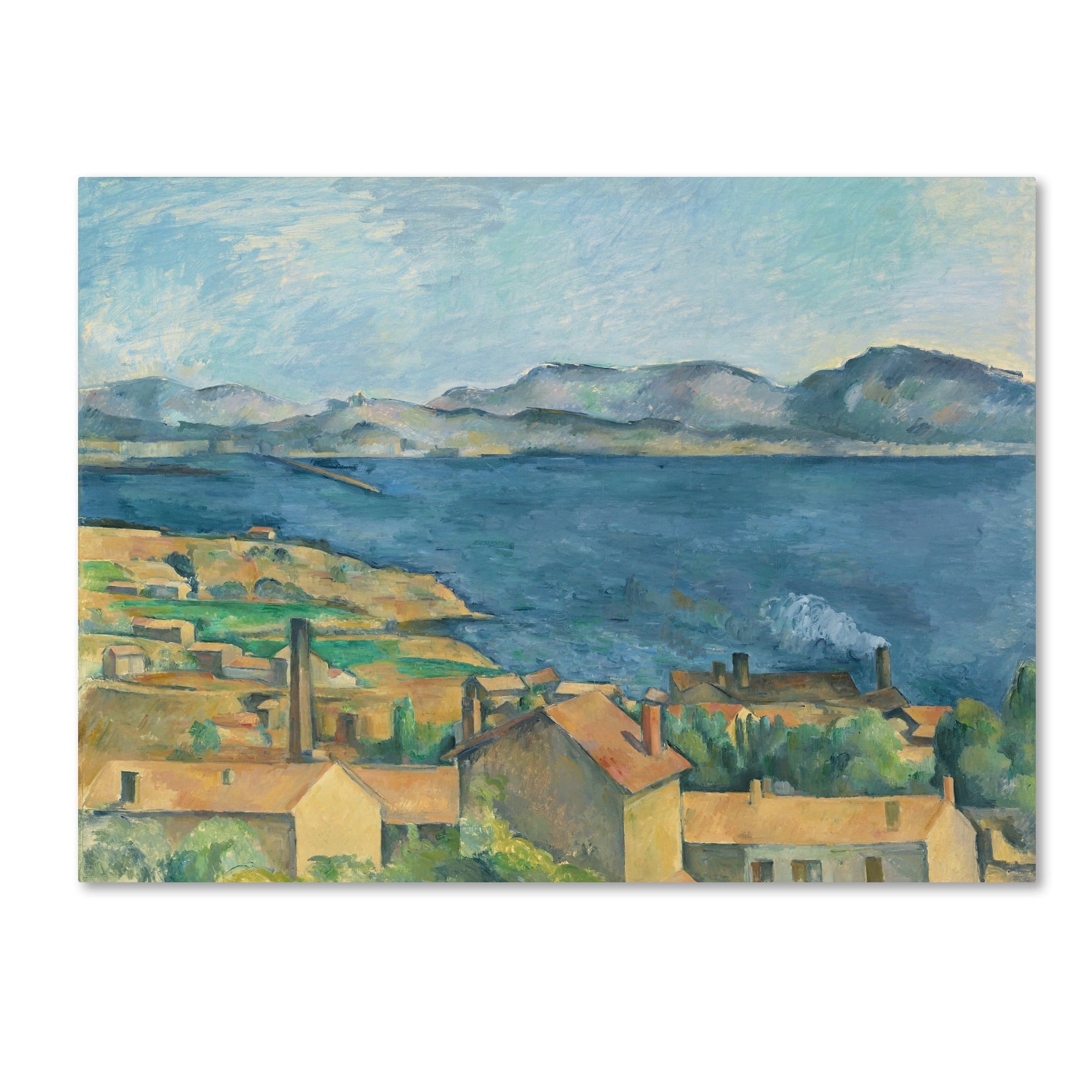 Cezanne 'The Bay Of Marseilles' Canvas Art