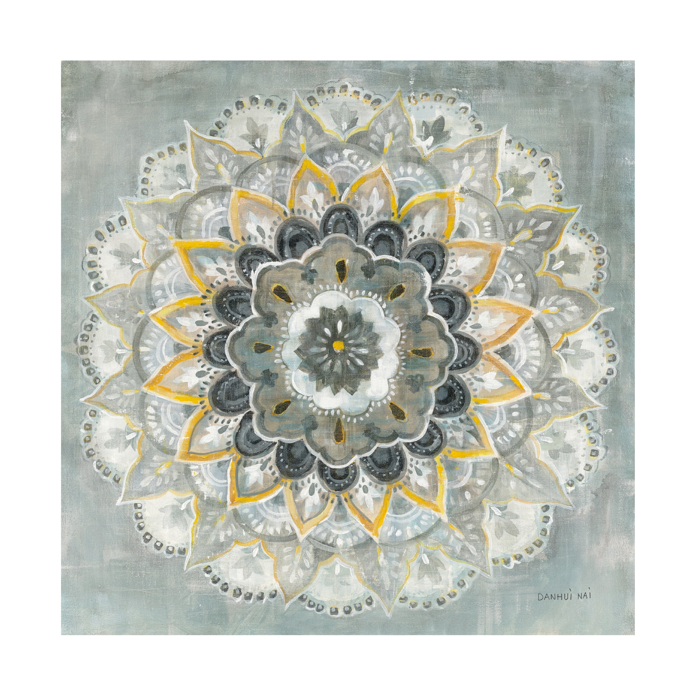Danhui Nai 'Sunburst Mandala' Canvas Art