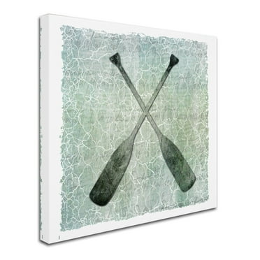 LightBoxJournal 'Life Is Better At The Lake Oars 2' Canvas Art