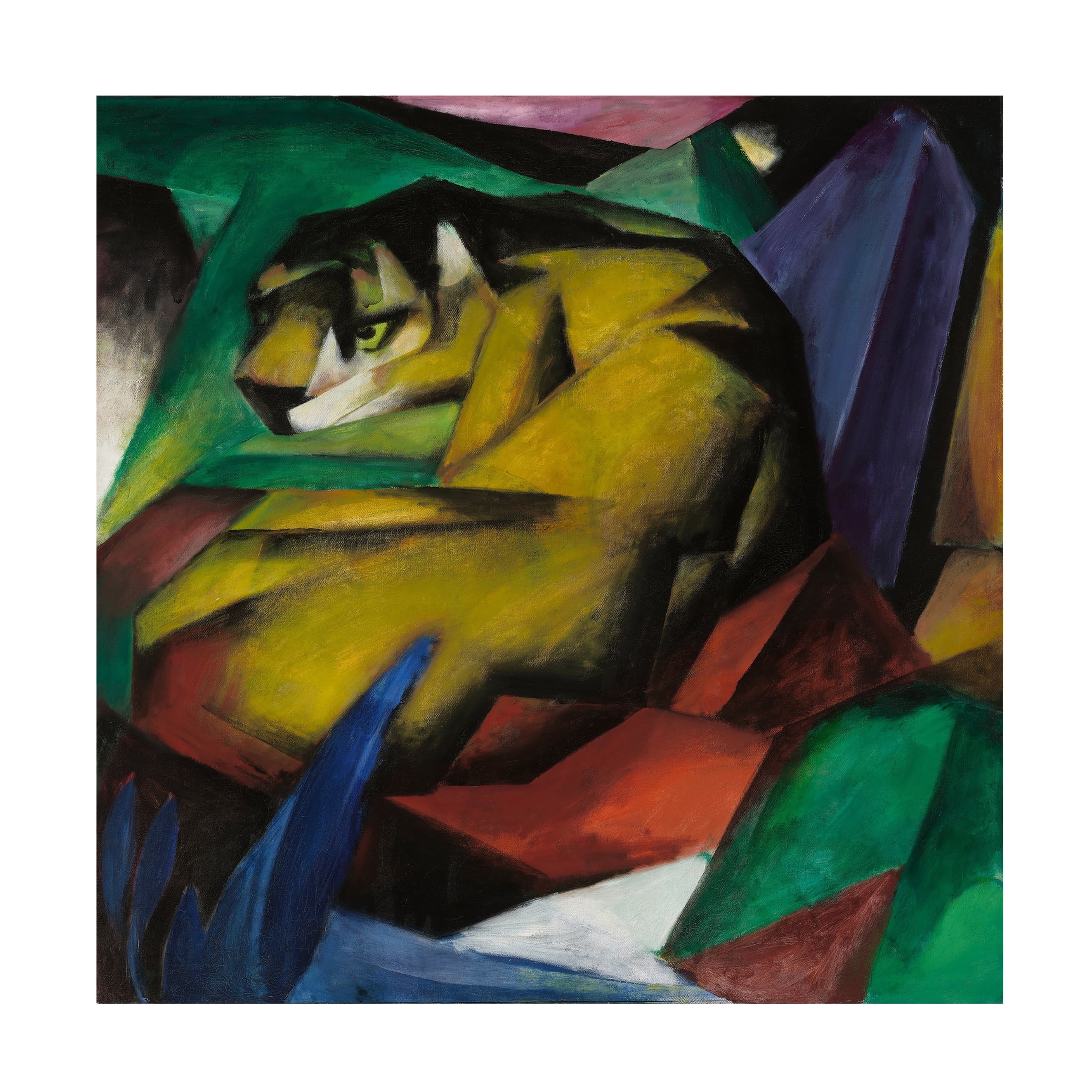 Franz Marc 'The Tiger' Canvas Art