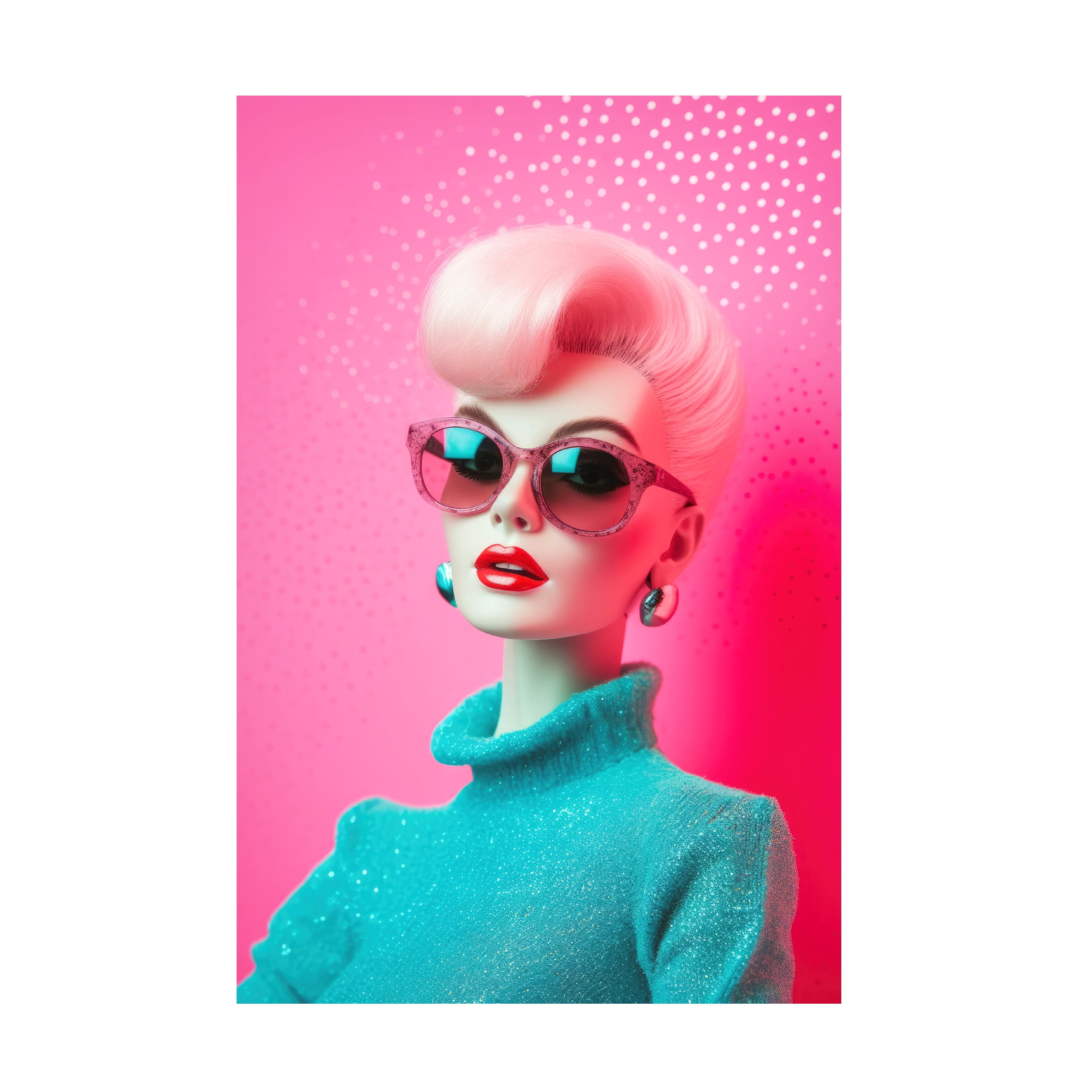 Treechild 'Oh Barbie No 2' Canvas Art