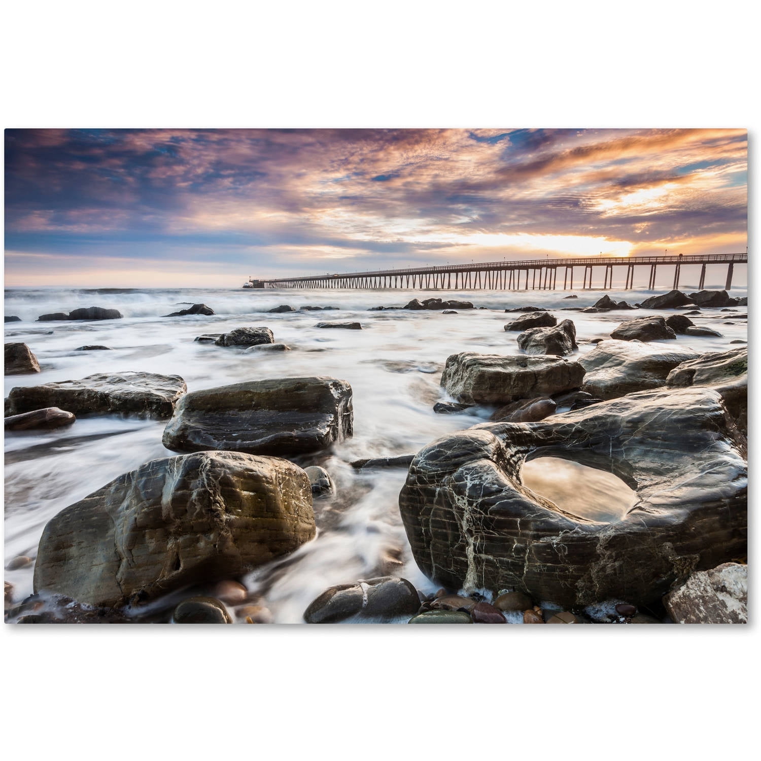 Chris Moyer 'Goleta Shores' Canvas Art