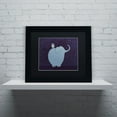 thumbnail image 1 of Carla Martell 'Owl and Elephant' Black Matted Framed Art, 1 of 3
