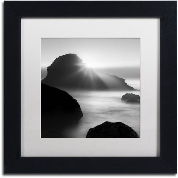 Moises Levy Long Sunset at Indian Beach Matted Framed Wall Art