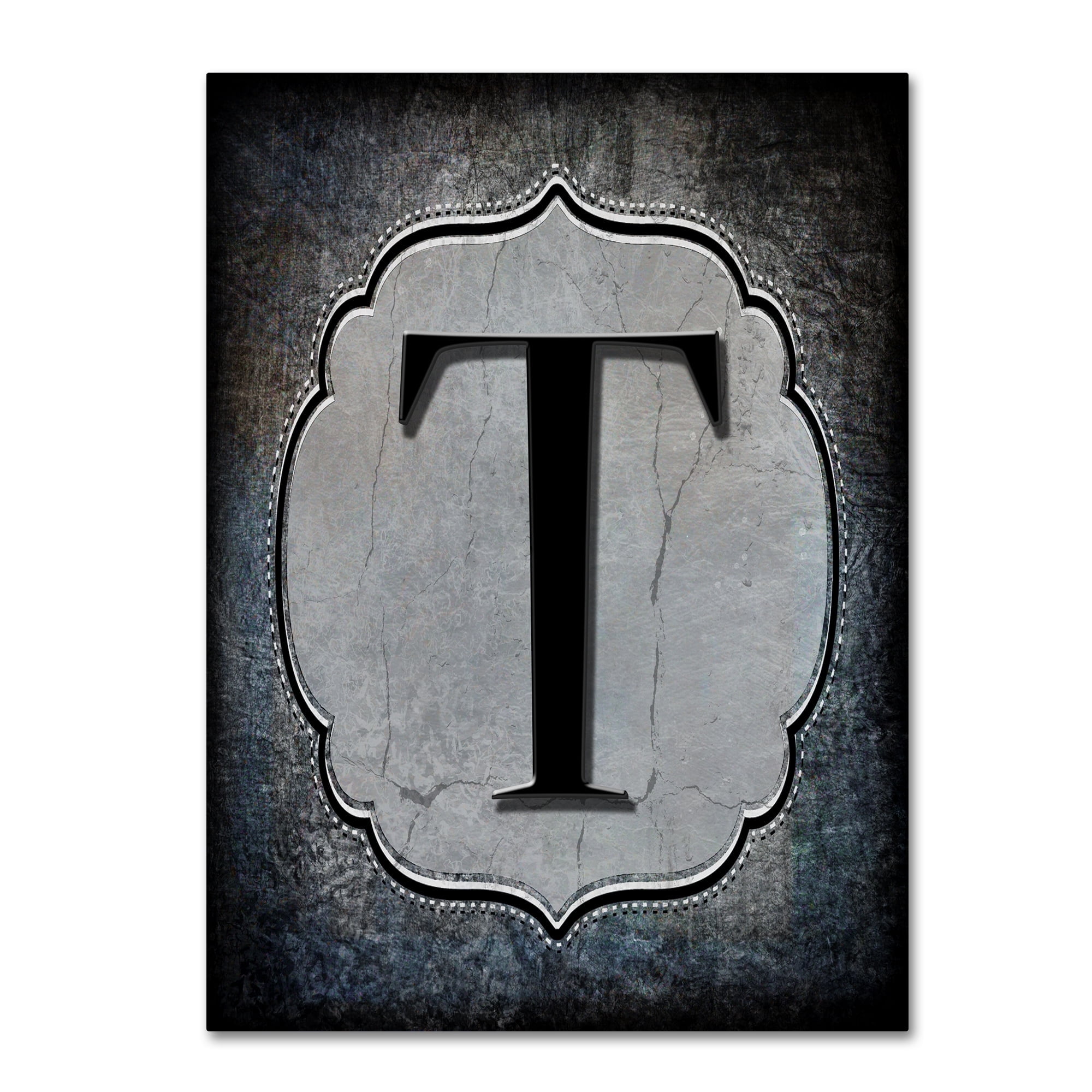 LightBoxJournal 'Letter T' Canvas Art