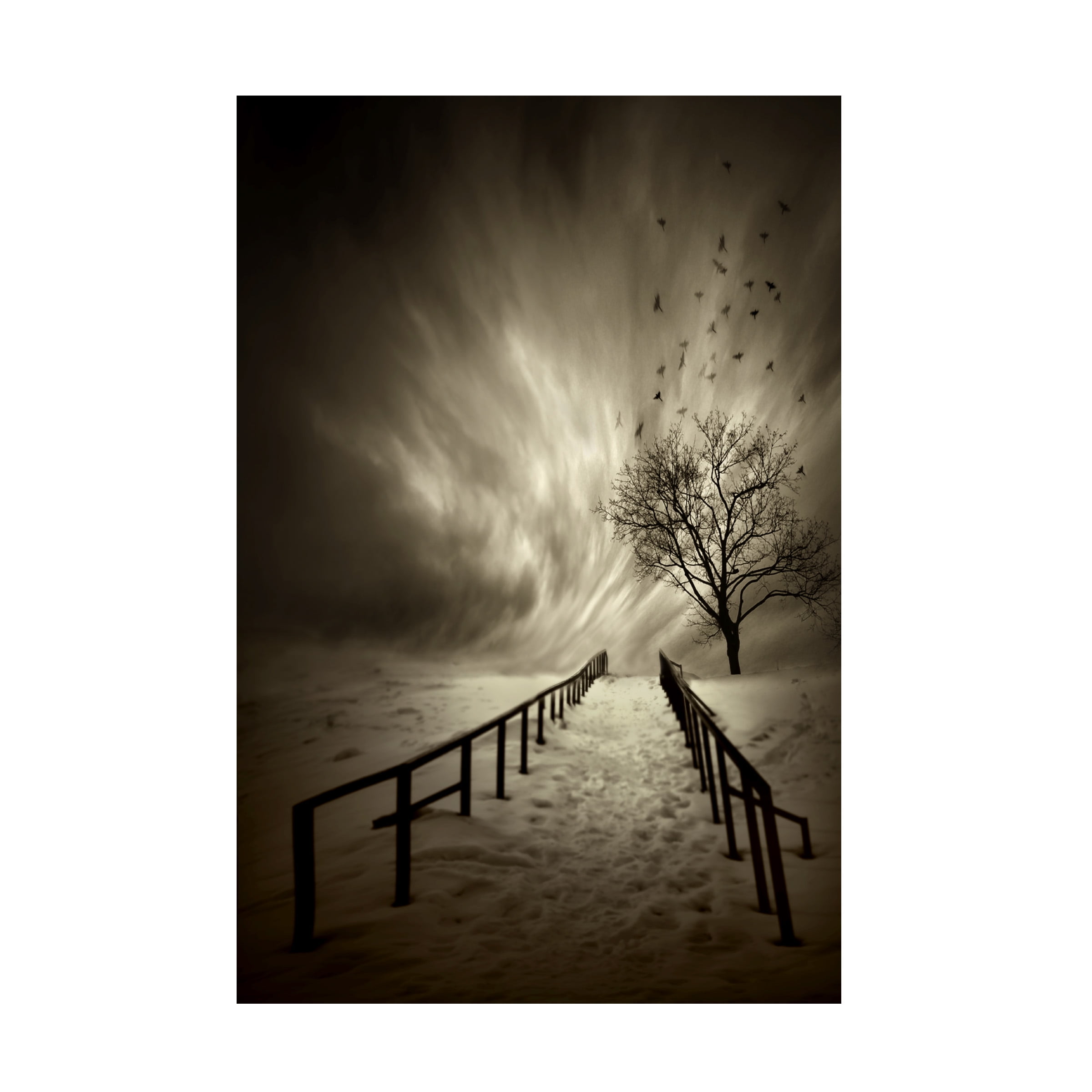 David Senechal 'Stairs To The Sanctuary' Canvas Art