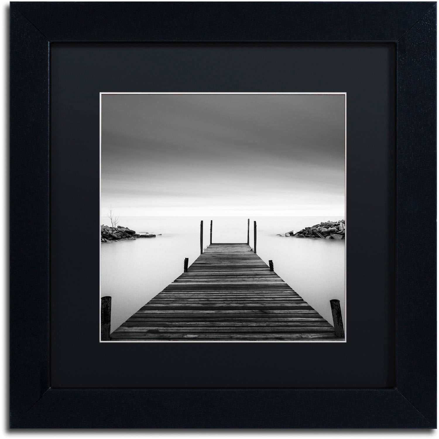 Dave MacVicar 'Leuty' Black Matted Framed Art