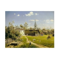 Vasily Polenov 'Moscow Patio' Canvas Art