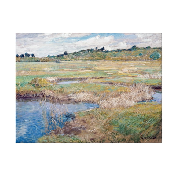 Childe Hassam 'The Concord Meadow' Canvas Art