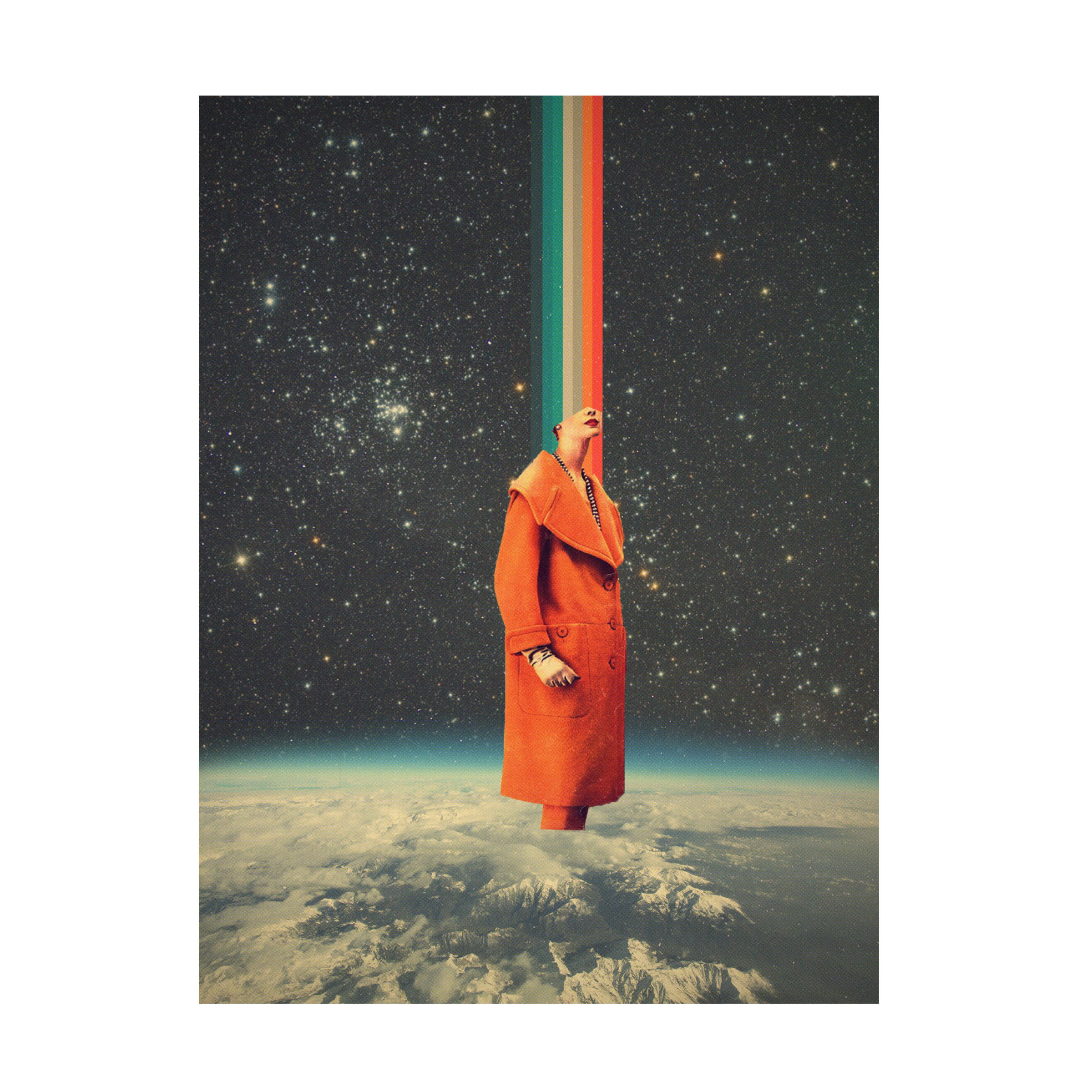 Frank Moth 'Spacecolor' Canvas Art
