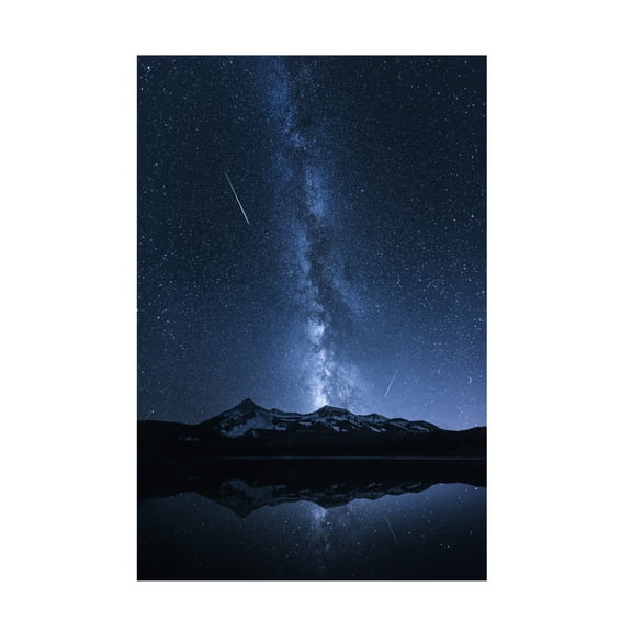 Toby Harriman 'Galaxies Reflection' Canvas Art