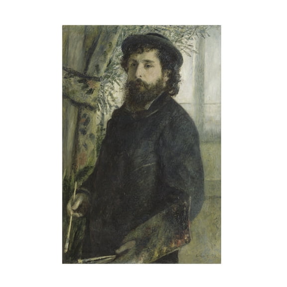 Renoir 'Claude Monet' Canvas Art