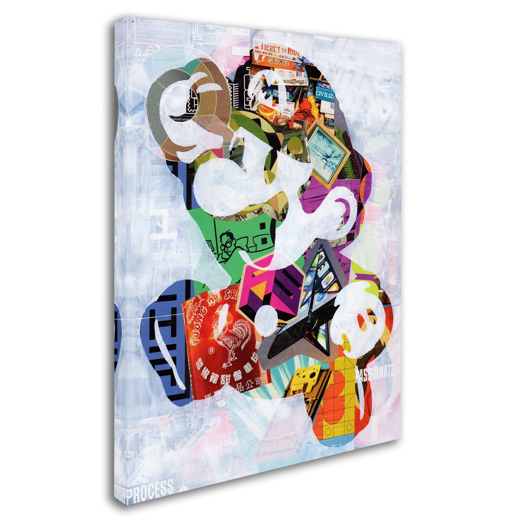 Trademark Fine Art Artpoptart " Mario " by Artpoptart