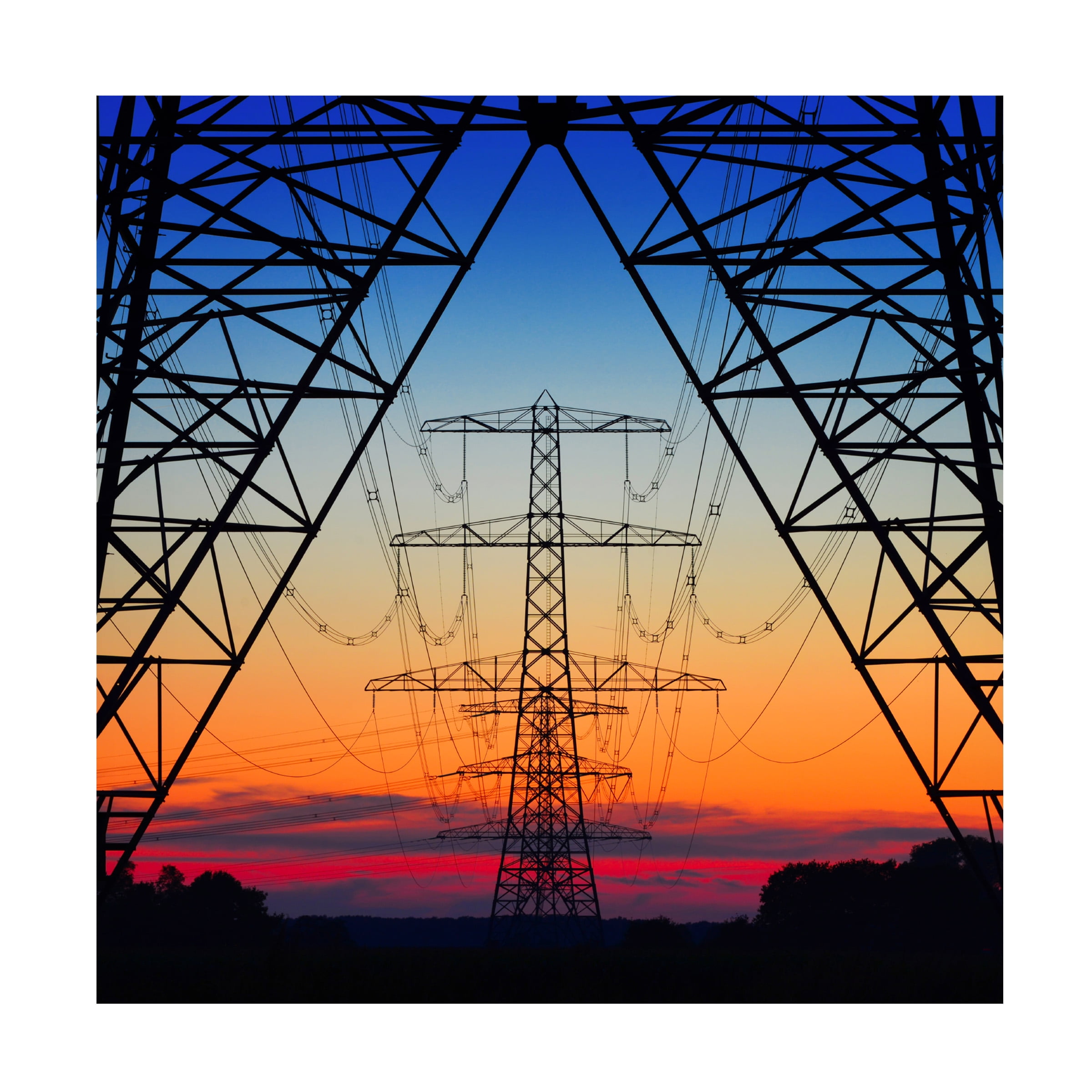 Riekus Reinders 'Electric Coloured Sky' Canvas Art