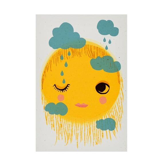 Treechild 'Sun And Rain' Canvas Art