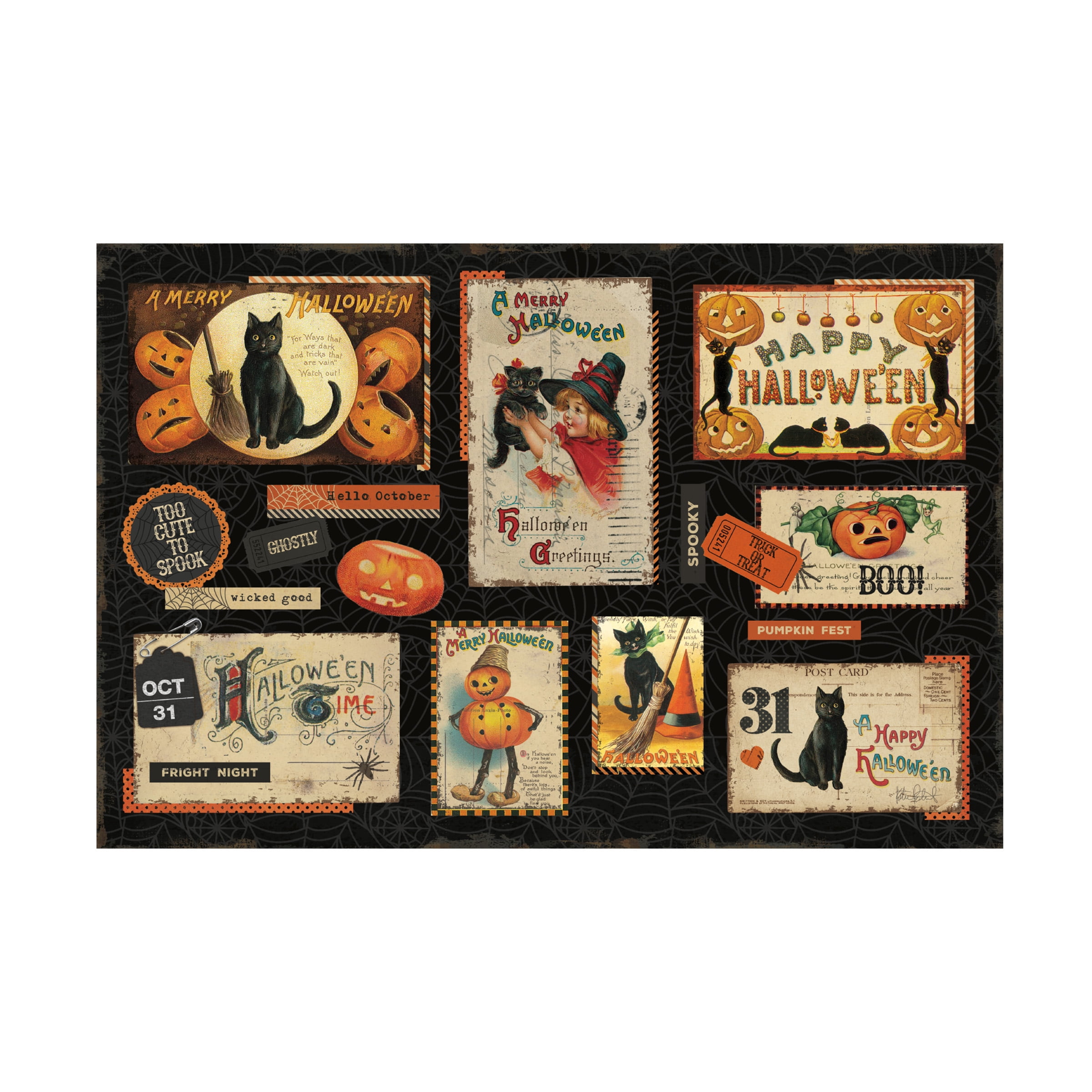 Trademark Fine Art 'Halloween Nostalgia I' Canvas Art by Katie Pertiet