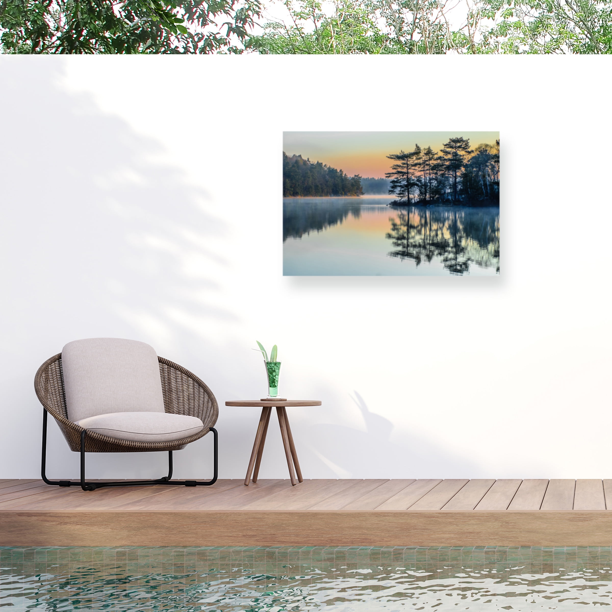 Benny Pettersson 'Before People Wake' Outdoor Canvas
