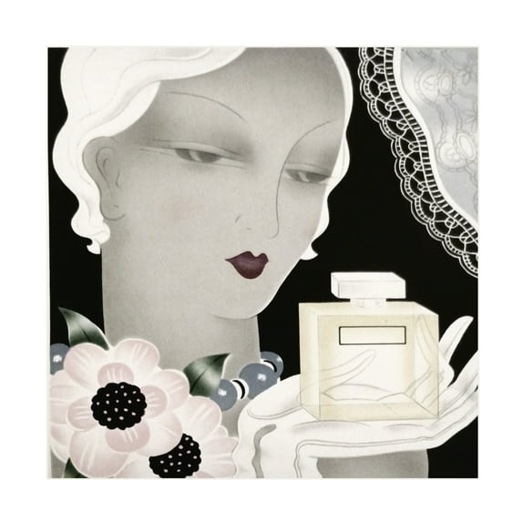 Vintage Apple Collection 'Art Deco Flapper Color' Canvas Art