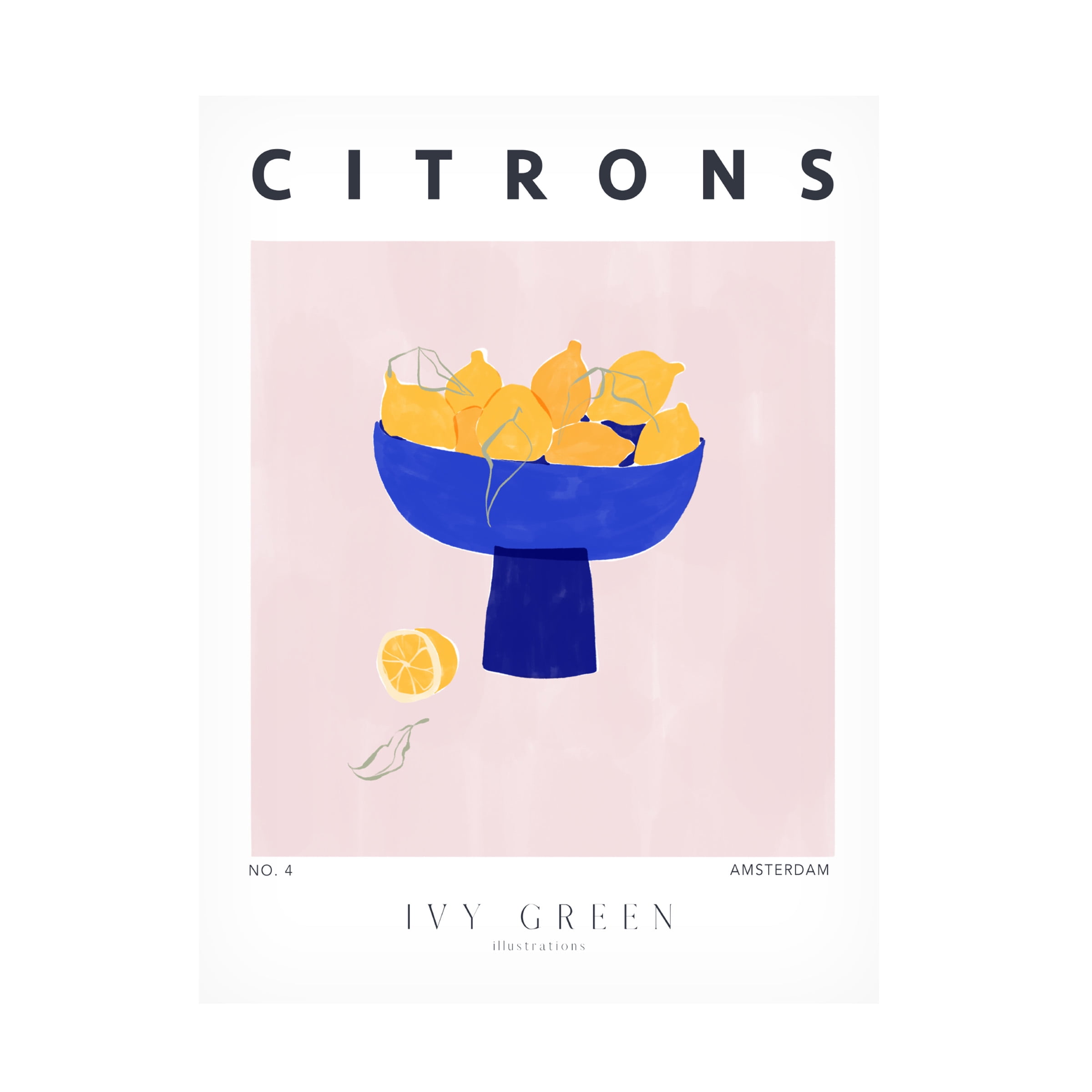 Ivy Green Illustrations 'Lemons' Canvas Art