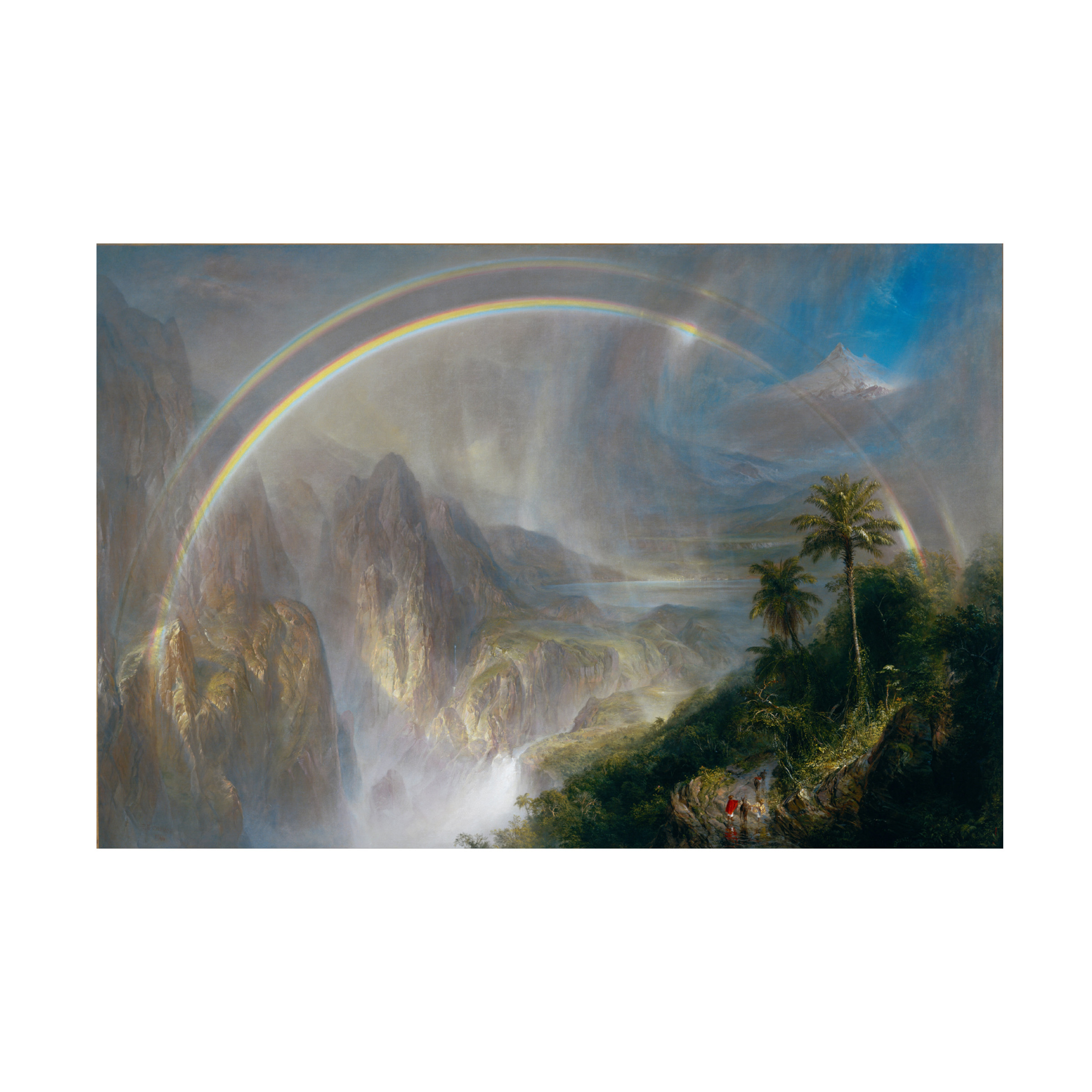Church 'Rainy Season In The Tropics' Canvas Art