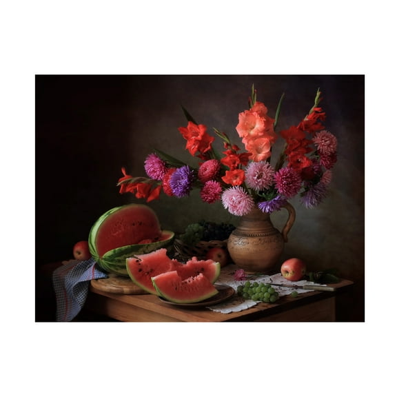 Tatyana Skorokhod 'Fruit And Flowers' Canvas Art