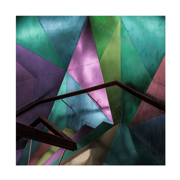 Inge Schuster 'Colorful Abstract' Canvas Art