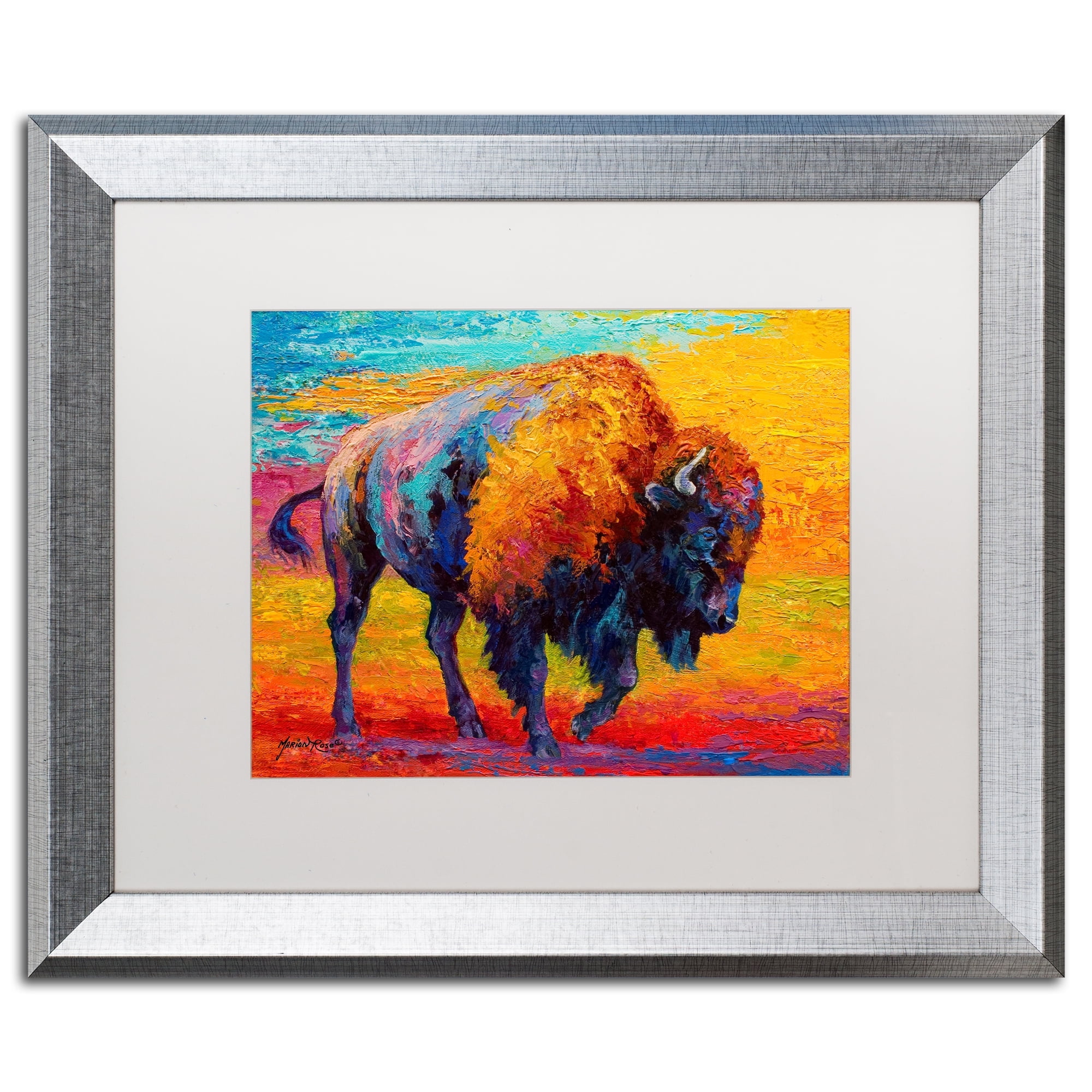 Marion Rose 'Spirit of the Prairie' Matted Framed Art
