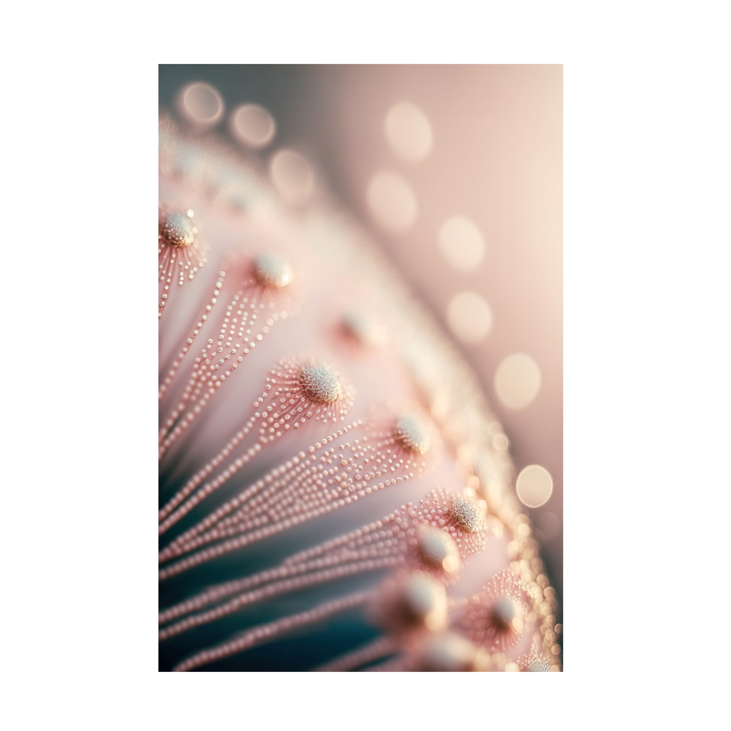 Canvas Wall Art - Treechild 'Pastel Pink Macro' Wall Art for Living Room, Bedroom, or Office Décor by Trademark Fine Art - 30 x 47 Inches - 30x47