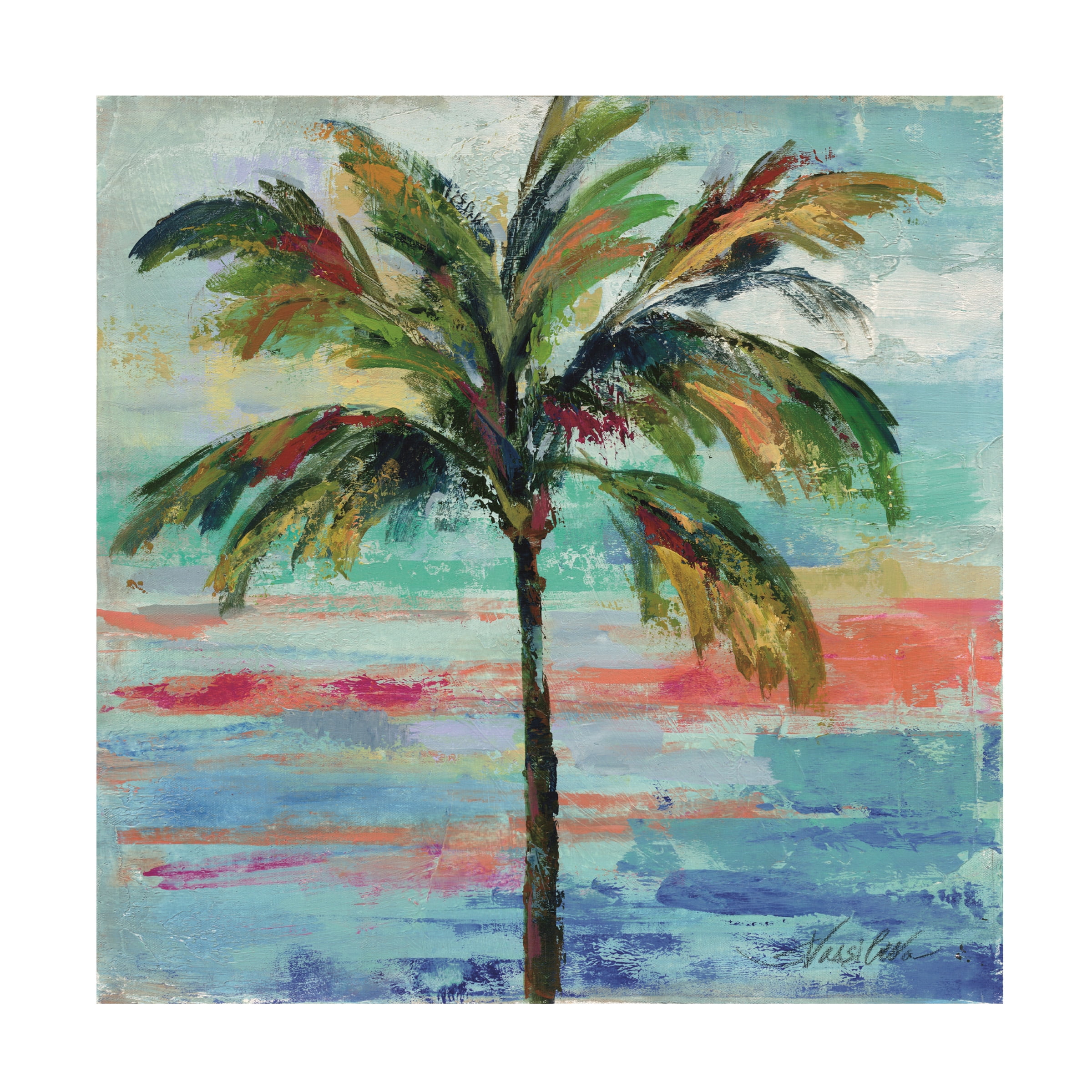 Silvia Vassileva 'California Palm Ii' Canvas Art