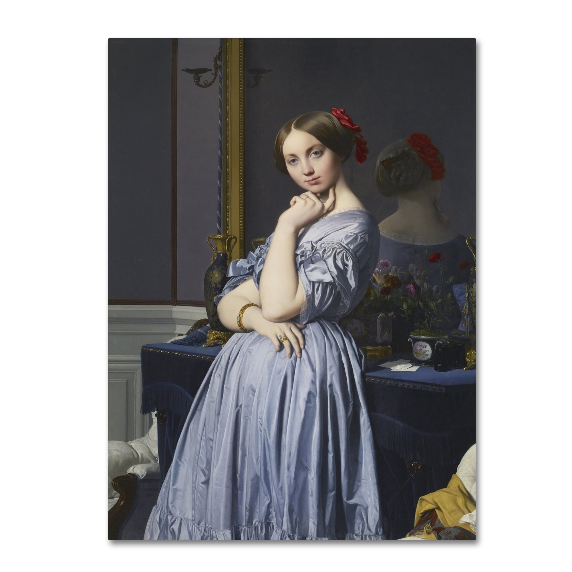 Ingres 'Comtesse De Haussonville' Canvas Art