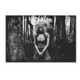thumbnail image 1 of Bagasphotowork 'Black And White Mood In The Forest' Canvas Art, 1 of 3