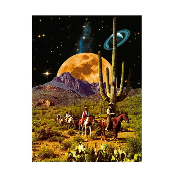 Taudalpoi 'Space Cowboys' Canvas Art