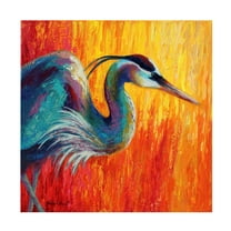 Marion Rose 'Blue Heron 1' Canvas Art