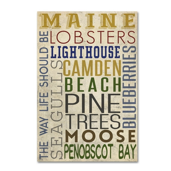 Lantern Press 'Destination 5' Canvas Art