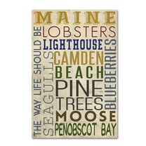 Lantern Press 'Destination 5' Canvas Art