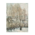 thumbnail image 1 of Pissarro 'Morning Sunlight on the Snow' Canvas Art, 1 of 4