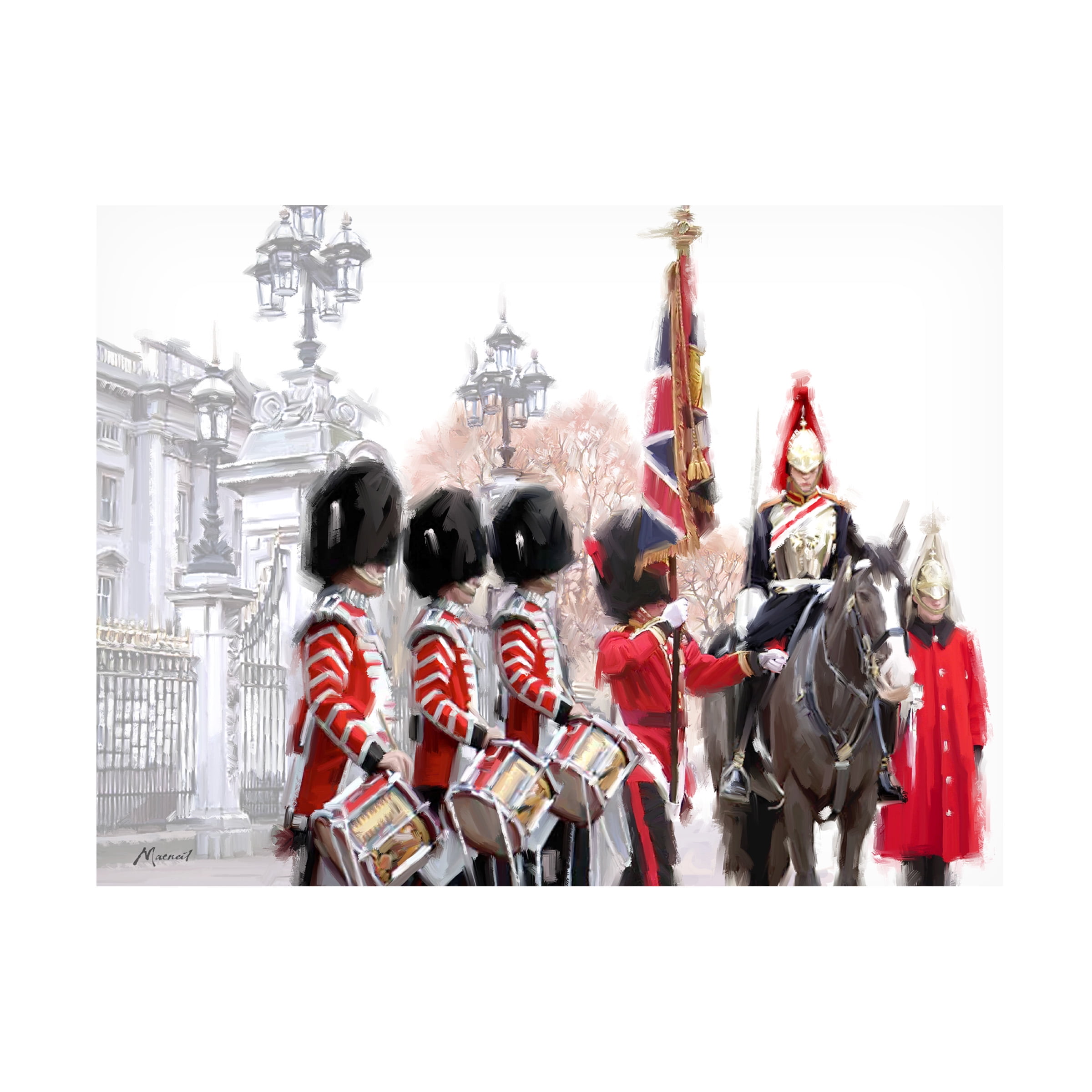 The Macneil Studio 'Changing Of The Guard' Canvas Art