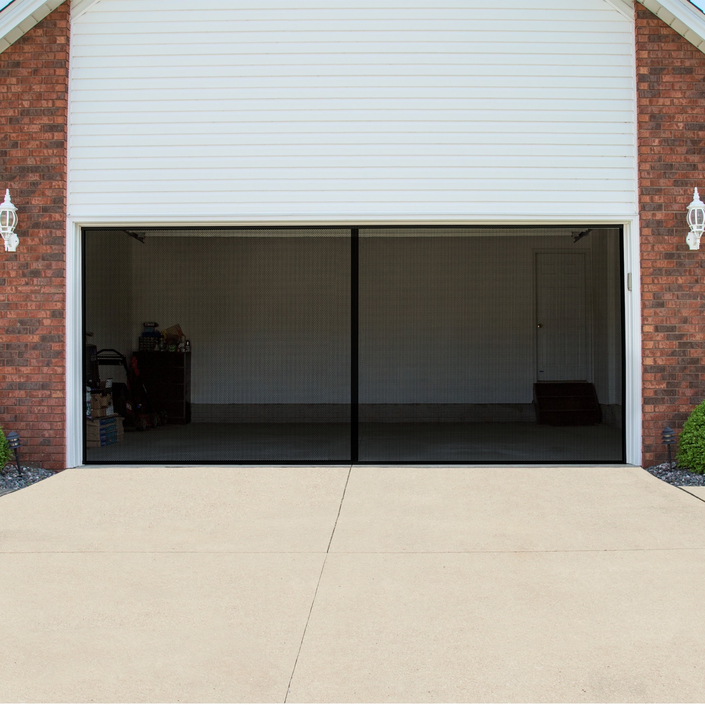 Pure Garden Garage Screen Door - Mesh Mosquito Net to Cover 2-Car