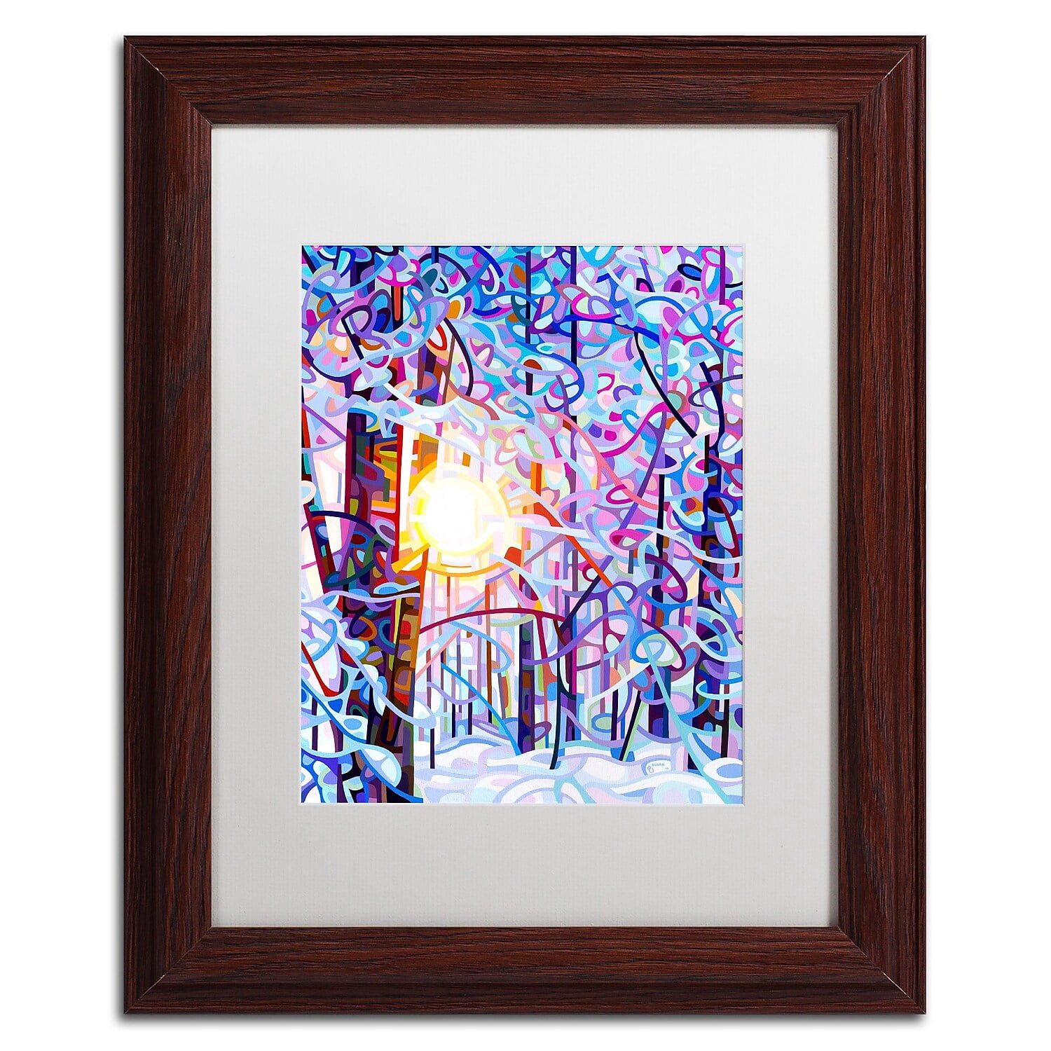 Mandy Budan 'Early Riser' Matted Framed Art