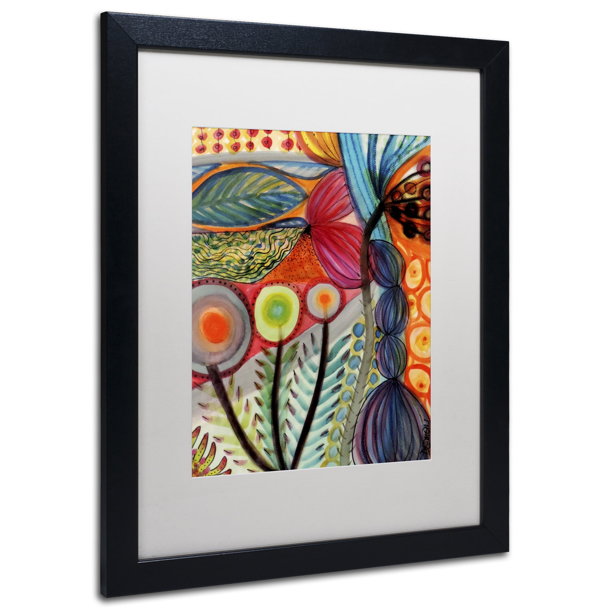 Sylvie Demers 'Vivaces' Matted Framed Art