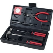 Stalwart 6-Piece Tool Set with Hammer, Screwdrivers, Pliers, and More Red