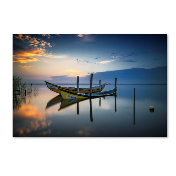 Rui Ribeiro 'The Boats' Canvas Art