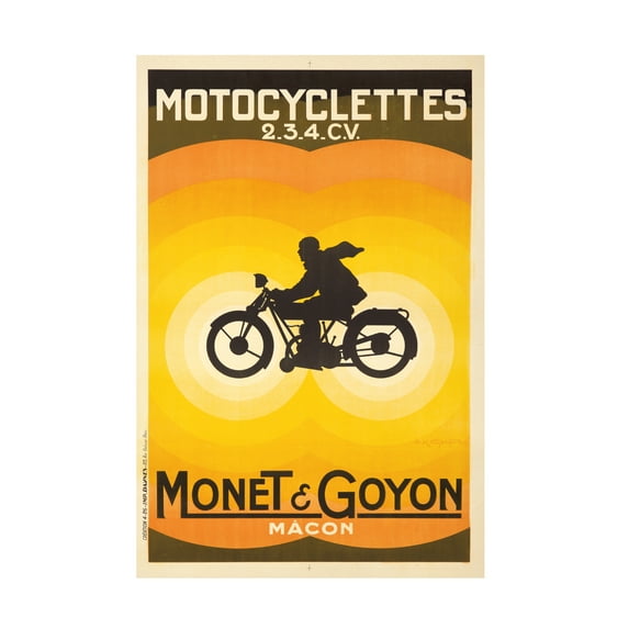 Lantern Press 'Motorcycle 3' Canvas Art