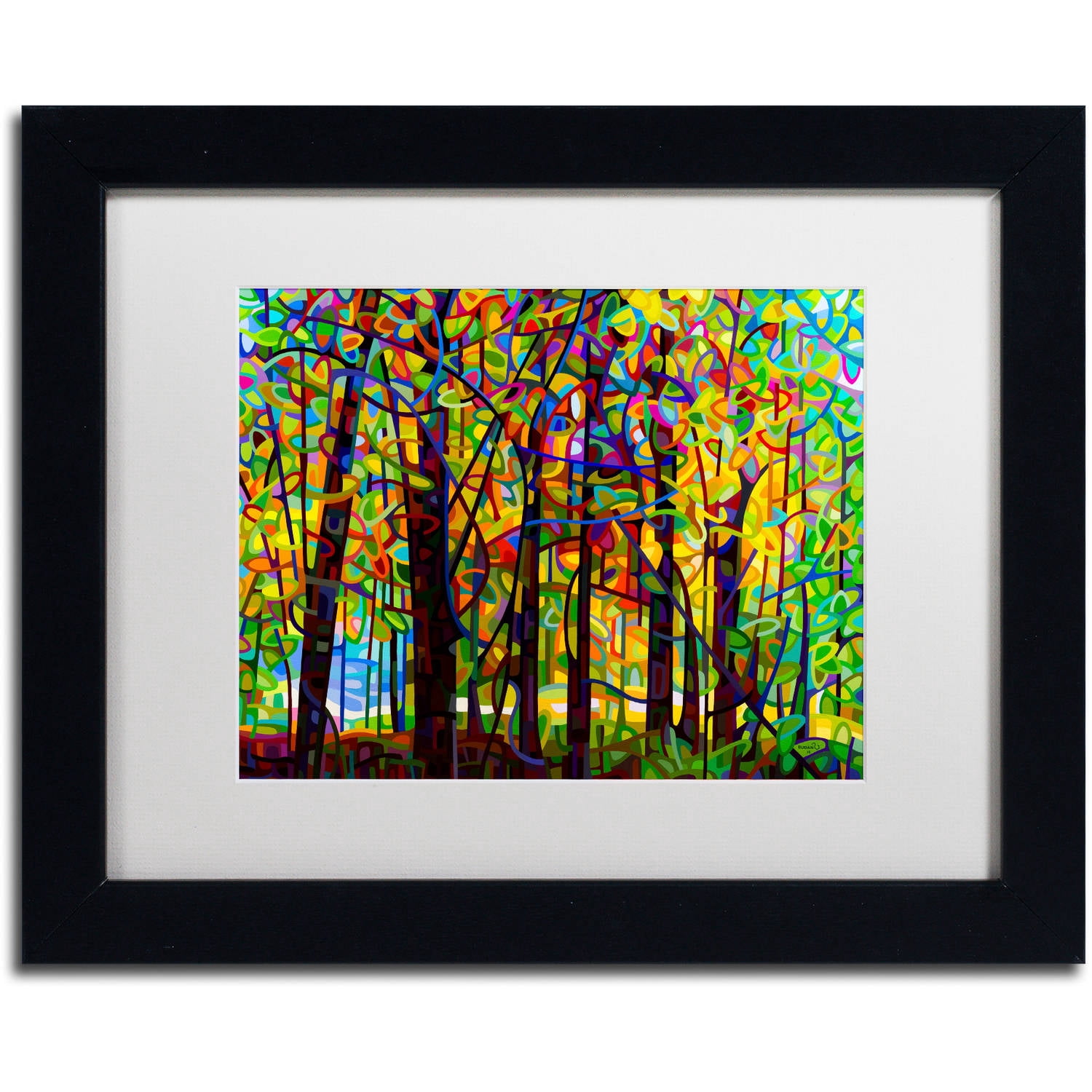 Mandy Budan 'Standing Room Only' Matted Framed Art