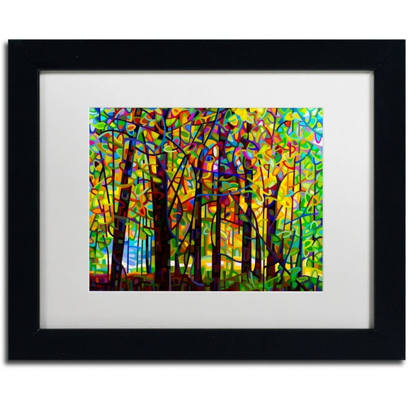 Mandy Budan 'Standing Room Only' Matted Framed Art