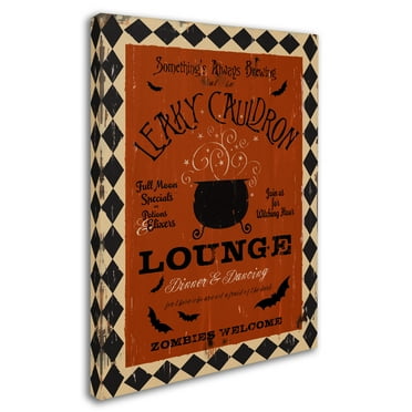 Fiona Stokes-Gilbert 'Witches Brew' Canvas Art